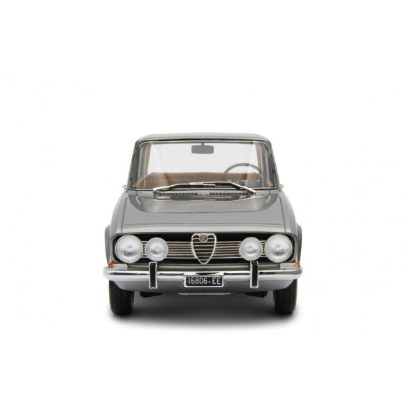 Alfa Romeo 1750 Berlina car model 1/18 grey - Laudoracing Models