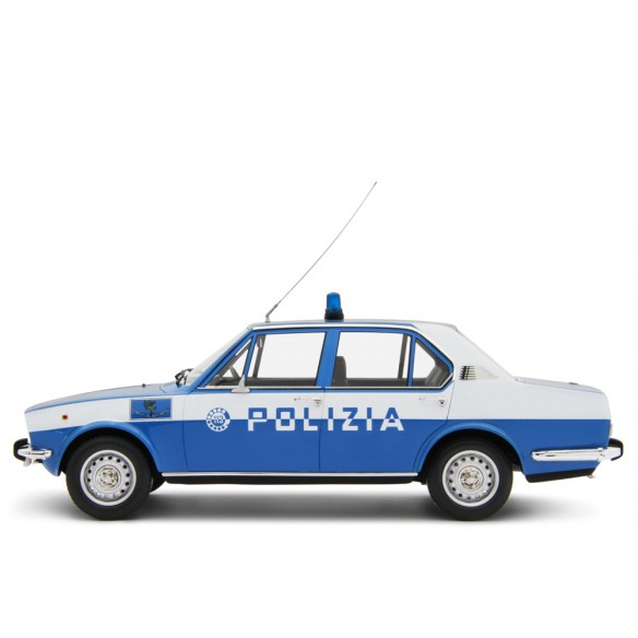 Alfa Romeo Alfetta 1.8 1975 Polizia Stradale (Scudo Largo) 1/18