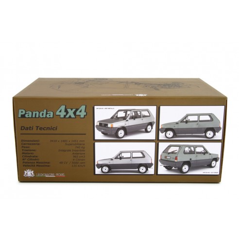 Fiat Panda 4x4 1983 Grau 1/18 - Laudoracing Models