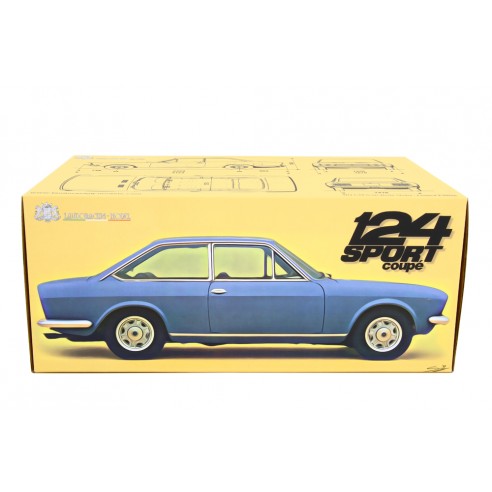 Fiat 124 Sport Coupé 1969 1/18 Gelb
