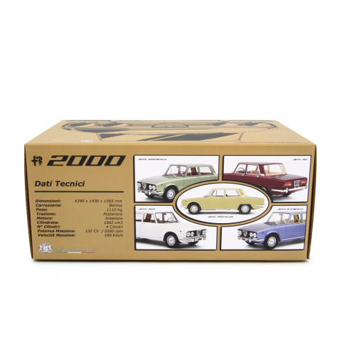 Alfa Romeo 2000 berlina 1971 1/18