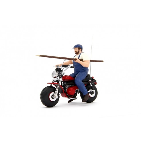 Bud Spencer Motozodiaco Tuareg 223-2 & Terence Hill Moto Ossa AE73 1:18