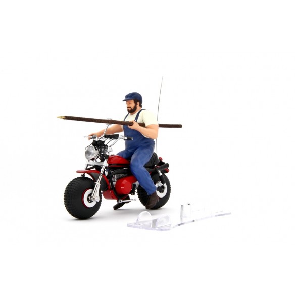 Bud Spencer Motozodiaco Tuareg 223-2 & Terence Hill Moto Ossa AE73 1:18
