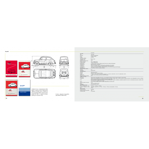 Historica Livre Fiat 600. 1955-1970
