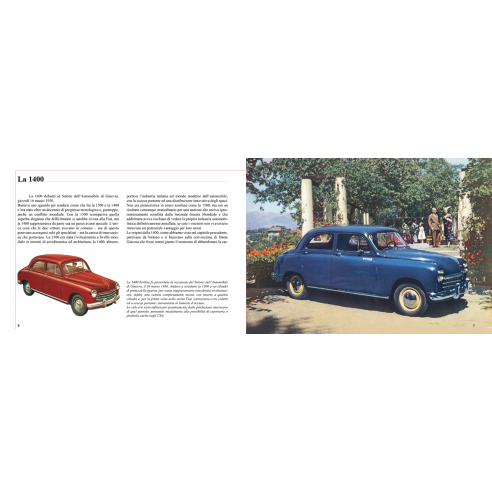 Historica Buch Fiat 1400-1900. 1950-1959