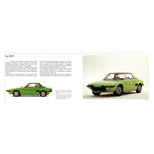 Historica Livre Fiat X1/9. 1972-1982