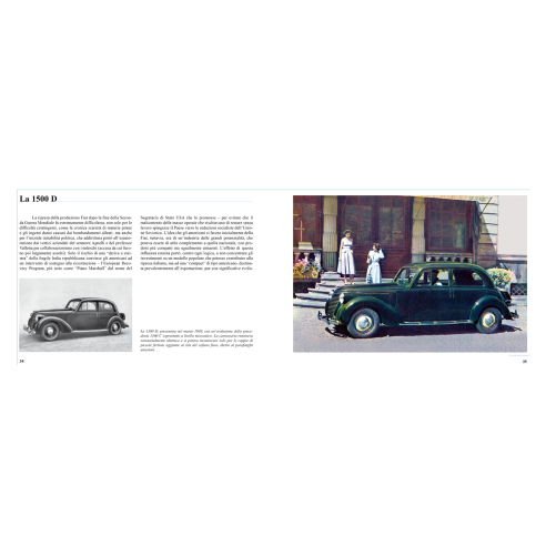 Historica Livre Fiat 1500. 1935-1950