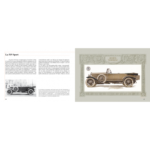Historica Libro Fiat 519. 1922-1927