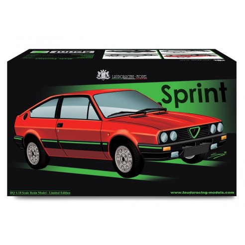 ミニカー 1/18 アルファロメオ スプリント MITICA-DIECAST 1/18