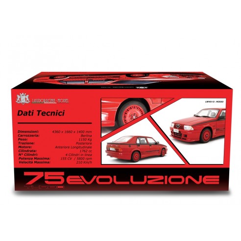Alfa 75 1.8i Turbo Evoluzione 1987 1:12