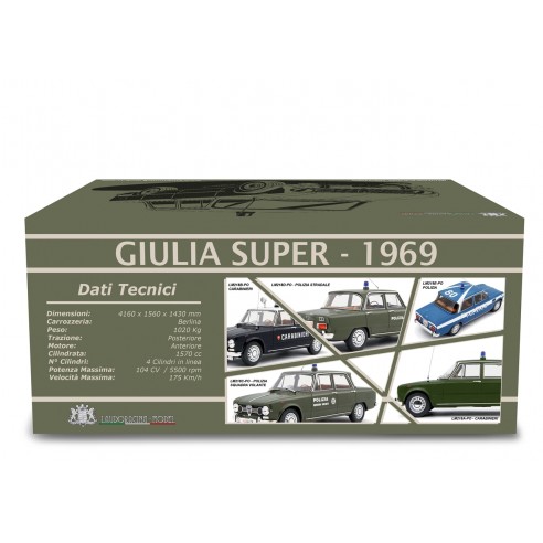 Alfa Romeo Giulia Super 1969 Polizia...