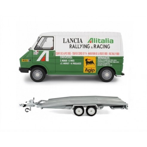 Fiat 242 2° serie Assistenza Lancia 1986 1:18 LM107B1 Model car 1