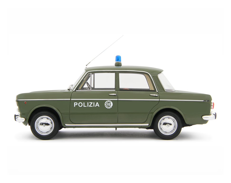 FIAT 1100 R 1966-69 POLIZIA Model car 1:18 Laudoracing