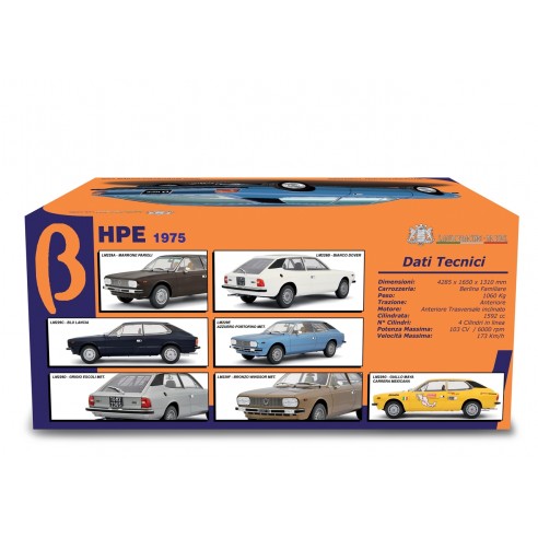 Lancia Beta HPE 1.6 1975 Model car 1:18 Laudoracing