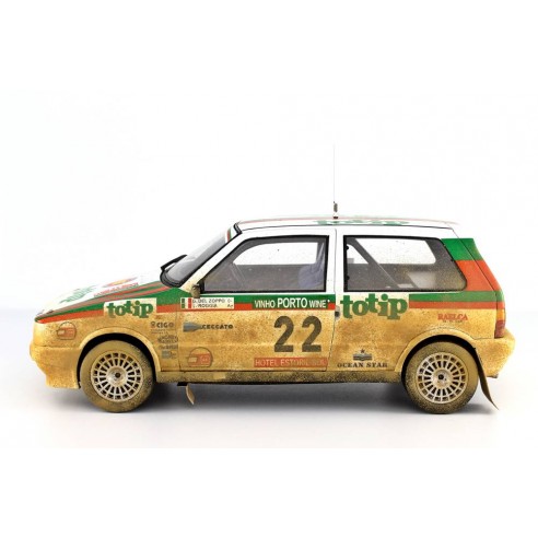Fiat Uno Turbo i.e. 1:18 Rally Portugal 1986 n°22 G.Del Zoppo-L.Roggia LM101										