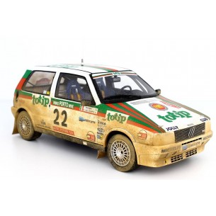 Fiat Uno Turbo i.e. 1:18 Rally Portugal 1986 n°22 G.Del Zoppo-L.Roggia LM101										 2