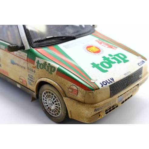 Fiat Uno Turbo i.e. 1:18 Rally Portugal 1986 n°22 G.Del Zoppo-L.Roggia LM101										