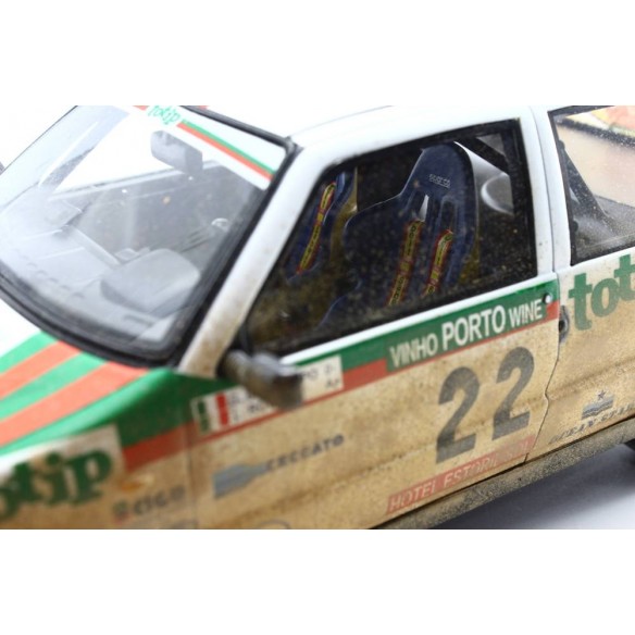 Fiat Uno Turbo i.e. 1:18 Rally Portugal 1986 n°22 G.Del Zoppo-L.Roggia LM101										