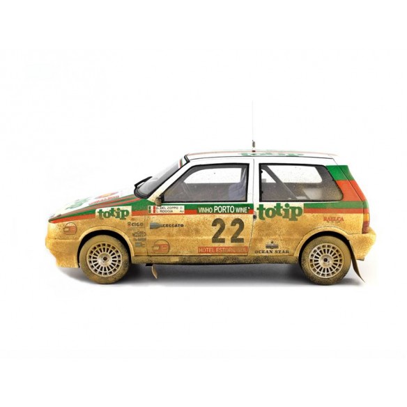 Fiat Uno Turbo i.e. 1:18 Rally Portugal 1986 n°22 G.Del Zoppo-L.Roggia LM101										