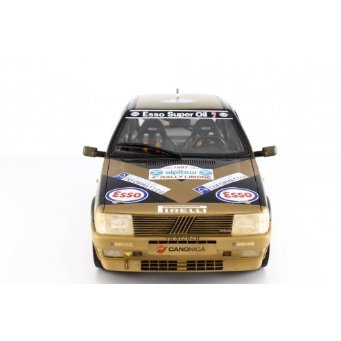 Fiat Uno Turbo i.e. 1/18 Grifone  Rally Limone 1987 N°2 G.Del Zoppo-P.Scalvini LM102FA