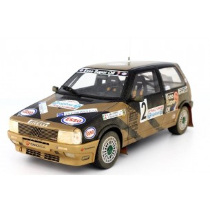 Fiat Uno Turbo i.e. 1/18 Grifone  Rally Limone 1987 N°2 G.Del Zoppo-P.Scalvini LM102FA 2