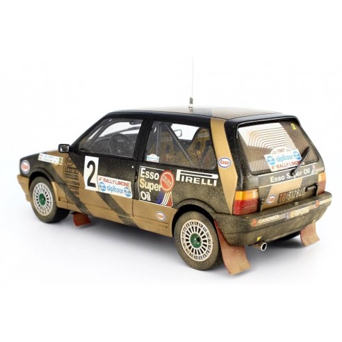 Fiat Uno Turbo i.e. 1/18 Grifone  Rally Limone 1987 N°2 G.Del Zoppo-P.Scalvini LM102FA