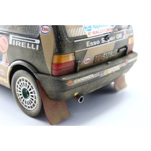 Fiat Uno Turbo i.e. 1/18 Grifone  Rally Limone 1987 N°2 G.Del Zoppo-P.Scalvini LM102FA