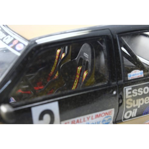 Fiat Uno Turbo i.e. 1/18 Grifone  Rally Limone 1987 N°2 G.Del Zoppo-P.Scalvini LM102FA