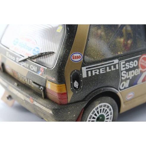 Fiat Uno Turbo i.e. 1/18 Grifone  Rally Limone 1987 N°2 G.Del Zoppo-P.Scalvini LM102FA