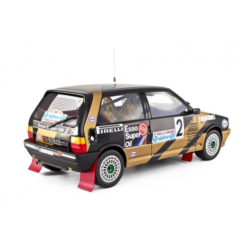 Fiat Uno Turbo i.e. 1/18 Grifone  Rally Limone 1987 N°2 G.Del Zoppo-P.Scalvini LM102