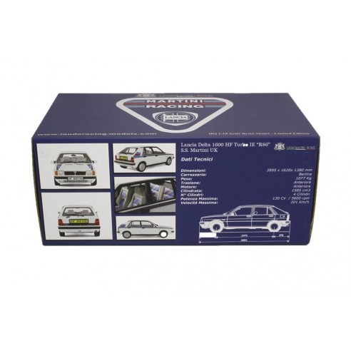 Lancia Delta 1600 HF Turbo ie S.S.Martini "R86" (3° serie - mercato UK) - 1986 
