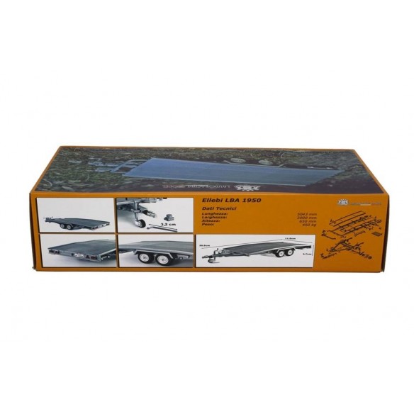 Trailer Ellebi car transport 1/18