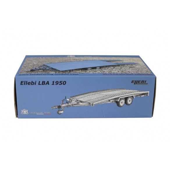 Remorque Ellebi - transport voiture 1/24