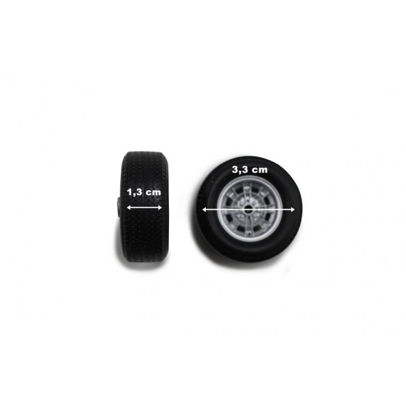 Set ruote Abarth 9mm - 13mm