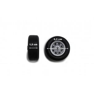 Set ruote Abarth 13mm 2