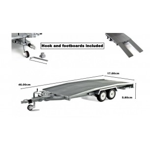 Anhänger Ellebi transport auto 1/12 2