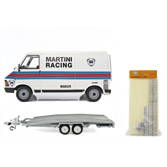 Set Anhänger Ellebi - Gepäckablage - Fiat 242 2° serie Assistenza Lancia - 1984