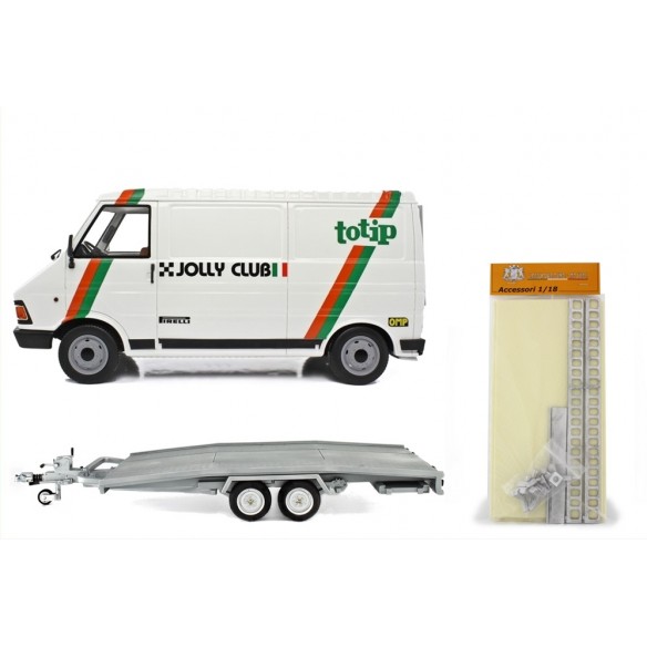 Set rimorchio Ellebi - Kit Bagagliera -Fiat 242 2° serie Assistenza Lancia - 1985
