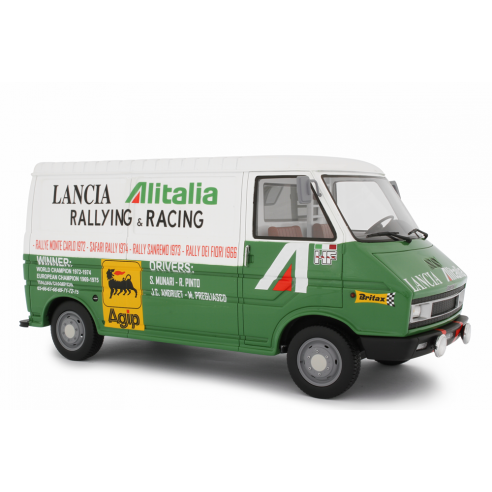 Set Remorque Ellebi - porte-bagages - Fiat 242 2° serie Assistenza Lancia - 1974