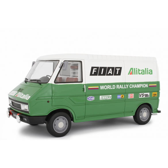 Set Remorque Ellebi - porte-bagages - Fiat 242 1° serie Assistenza Lancia - 1977