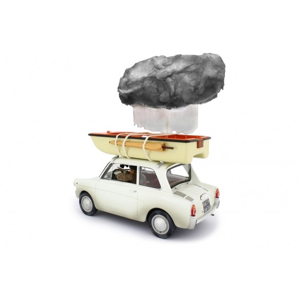 Autobianchi La Bianchina Di Fantozzi + Barca  1:18