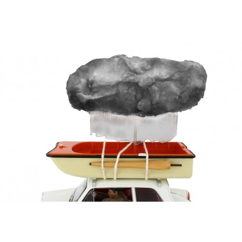 Autobianchi La Bianchina Di Fantozzi + Barca  1:18