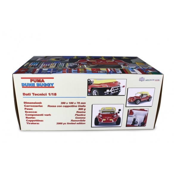 Set Bud Spencer + Terence Hill & 2 Puma Dune Buggy 1972  1:18