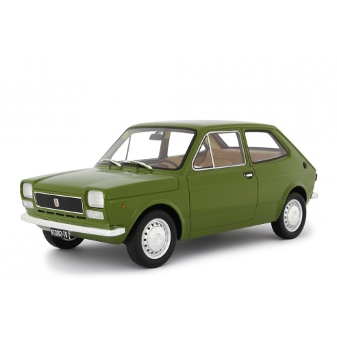 Fiat 127 1° Serie car model 1/18 green - Laudoracing Models