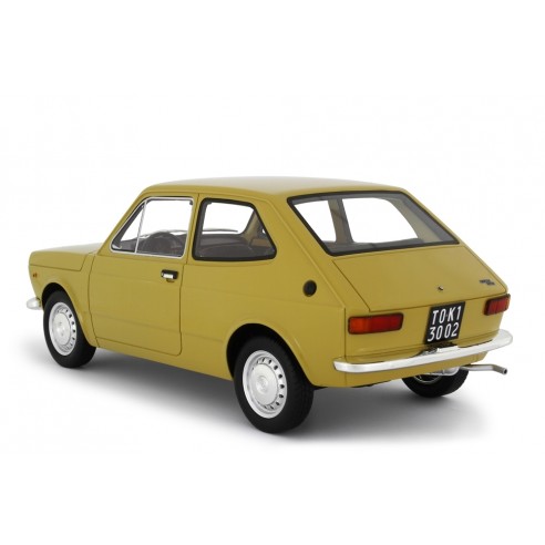 Fiat 127 1° Serie Car Model 1 18 Yellow - Laudoracing Models