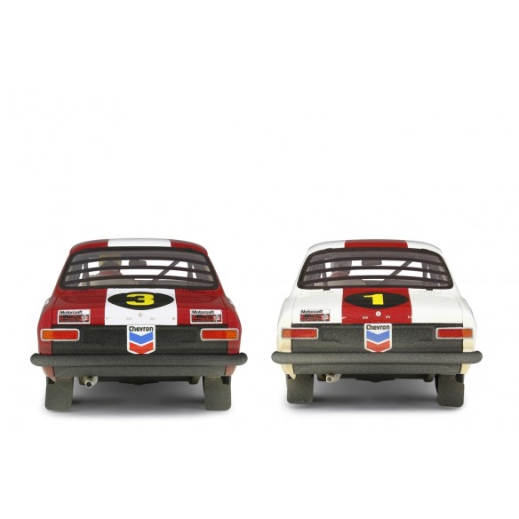 SET FORD ESCORT RALLY 1968 BUD SPENCER + TERENCE HILL 1:18